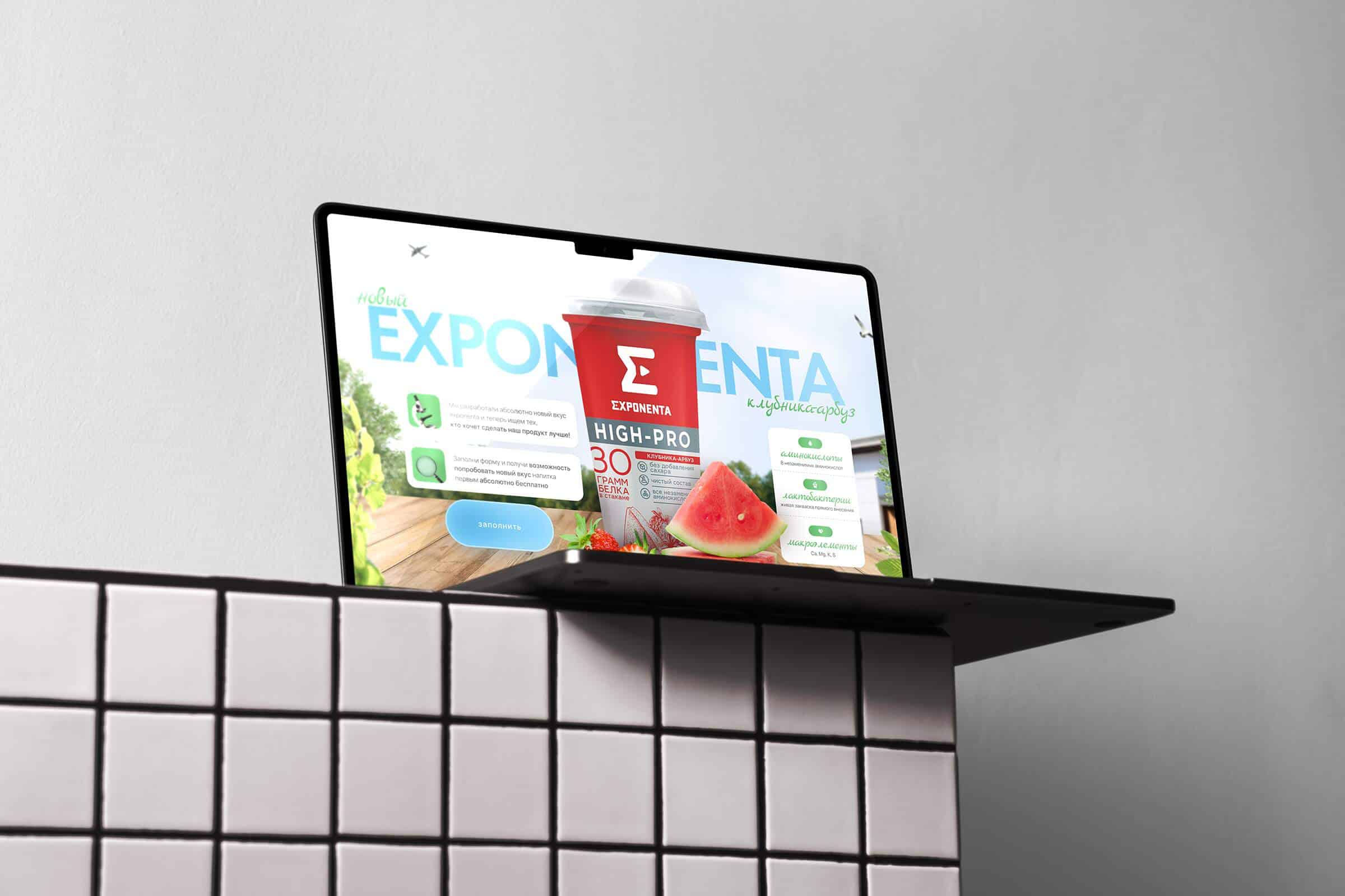 Webways case for Exponenta — website design and development