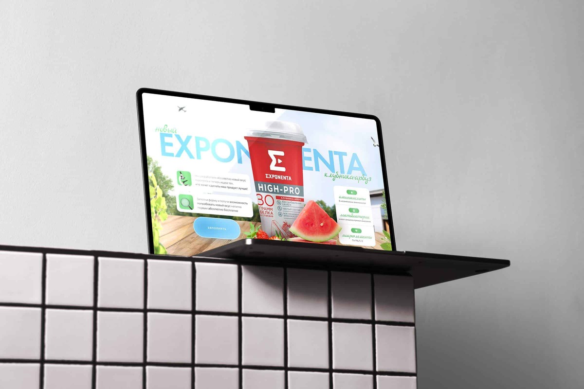 Webways case for Exponenta — website design and development